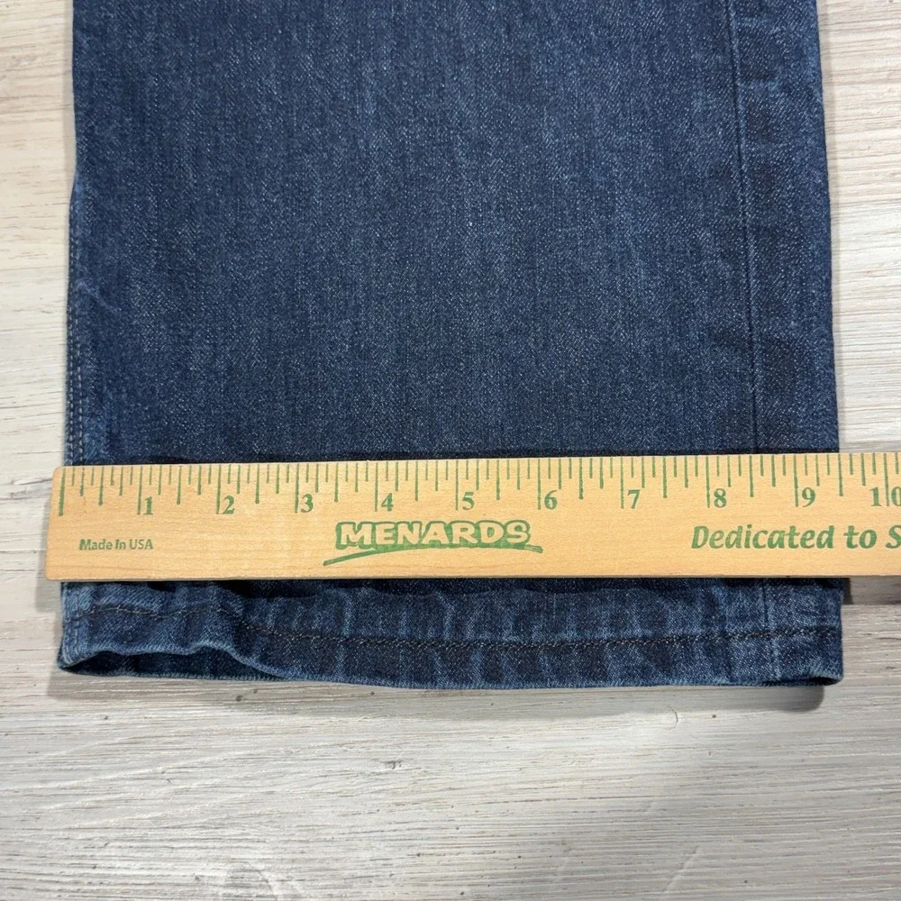 Levis 569 Jean Men 38x30* Blue Dark Loose Straight Relaxed Fit Flap Pocket Baggy